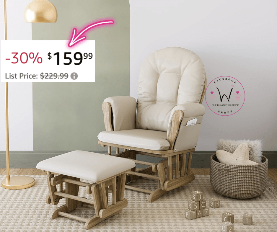 Storkcraft Nursery Glider & Ottoman Set!